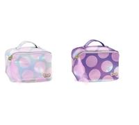 Beauty avec poignée Irisé avec nœud en métal laqué (1 pièce aléatoire), argent