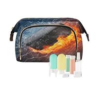 Beauty Case de voyage Cosmétique Balle de hockey Eau pour Femmes Hommes Filles Disque de Hockey Imperméable Organisateur Cosmétique de Voyage Multi, Beauty Case, multicolore, Trousse de toilette