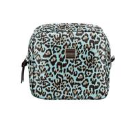 Beauty Case et pochette en tissu multicolore avec fermeture éclair et détails - Tailles assorties pour voyage, sac ou maquillage, multicolore, Medio, jungle