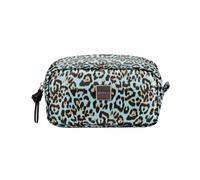 Beauty Case et pochette en tissu multicolore avec fermeture éclair et détails - Tailles assorties pour voyage, sac ou maquillage, multicolore, Pochette, jungle