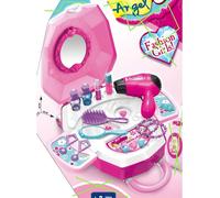 Beauty Case Trolley Sèche-cheveux Enfants Filles Maquillage Coffret Cosmétique