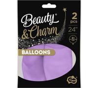 Beauty&Charm ballons macaron lavande 61cm 2pcs