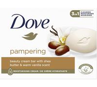 Beauty Cream Bar Pampering Shea Butter Savon Pour Les Mains Avec Crème Hydratante 1/4 Pour Une Sensation Douce Et Souple Sur La Peau 90 G