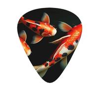 Beauty Fish Lot de 12 médiators pour guitare - Confortables et polyvalents pour tous les styles de guitare et joueurs