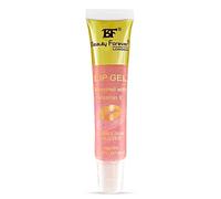 Beauty Forever Tube de gel à lèvres hydratant transparent, léger, finition unie et pailletée, infusé scintillant, longue durée, disponible en 9 saveurs, 18 ml (Bubble Gum Glitter)