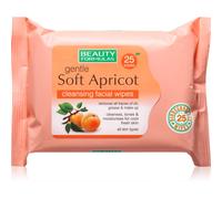 Beauty Formulas Apricot lingettes nettoyantes 25 pcs