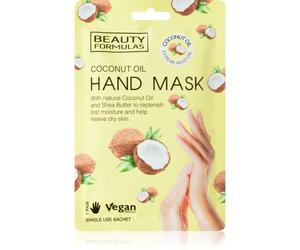 Beauty Formulas Coconut Oil masque hydratant en profondeur mains 1 pcs