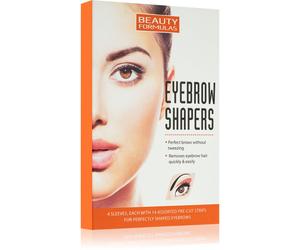 Beauty Formulas Eyebrow Shapers bandes pour l’épilation sourcils 4 pcs
