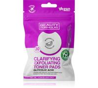 Beauty Formulas Glycolic Acid cotons démaquillants 30 pcs