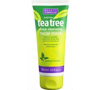 Beauty Formulas Masque facial nettoyant en profondeur à l'arbre à thé d'Australie