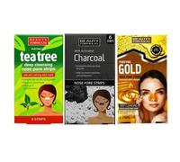 Beauty Formulas - Nose Pore Strips Purifying Gold - 6 strips