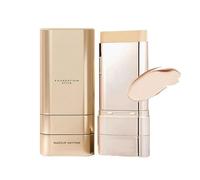Beauty Foundation Stick, Beauty 2 en 1 Foundation Stick, Sérum Boosted Skin Tint Balm avec brosse, éclaire, maquillage finition naturelle (Fair)