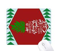 Beauty Gift Chritsmas Grand cite Un Ananas Tapis de Souris Green Pine Tree Tapis en Caoutchouc