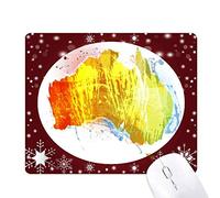 Beauty Gift l'australie coloré Carte Tendance Tapis de Souris en Hiver Flocon de Neige