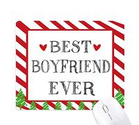 Beauty Gift Meilleur Copain cite Le Coeur Tapis de Souris Canne de noël du Tapis.