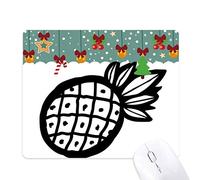 Beauty Gift Pineapple Dessin de Fruits Noirs Tapis de Souris en Jeu - Office Mat noël