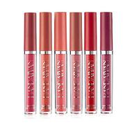 Beauty Glazed Rouge à Lèvres Liquide Mat, Longue Durée Waterproof Hydratant Brillant Maquillage à Lèvres Lot de (6 PCS GIFT SET) (A)