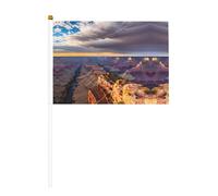 Beauty Grand Canyon 1 Petit Mini Drapeau Portable pour Jeux de Sport et Festivals Décoration Défilé Drapeau 14 x 20,8 cm