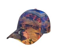Beauty Grand Canyon Casquettes de baseball pour homme et femme - Profil bas - Chapeau de golf réglable - Casquette de balle lavée - Noir