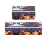 Beauty Grand Canyon Lot de 2 tapis de cuisine larges imprimés pour sol de cuisine Tapis de sol confortable