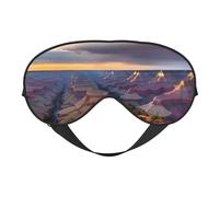 Beauty Grand Canyon Masque de sommeil doux avec sangle réglable pour dormir, voyager et se détendre