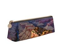 Beauty Grand Canyon Sac de rangement multifonction en cuir Motif triangle Pour usage quotidien