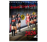 Beauty Grid Girls (Tischkalender 2026 DIN A5 hoch), CALVENDO Monatskalender: Unser Kalender Beauty Grid Girls mit sexy Frauen von der Motorrad WM und IDM!