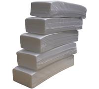 Beauty Image Waxing strips - Lot de 5 paquets de 100 bandes de cire en papier Deluxe (500 bandes) - Bandes d'épilation en papier de luxe - Wax Strip - Adulte unisexe