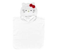 BEAUTY IN THE AIR - Poncho de Bain Bébé Capuche - 100% Coton - 55×58 cm - Serviette Enfant Douce - Séchage Ludique Piscine & Plage - Accessoire Fille, Garçon - Produit Officiel Sanrio