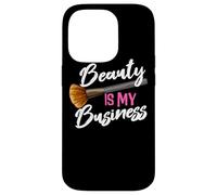 Beauty is My Business Beauté MUA Esthéticienne Maquilleuse Coque pour iPhone 14 Pro