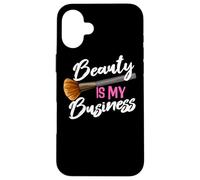 Beauty is My Business Beauté MUA Esthéticienne Maquilleuse Coque pour iPhone 16 Plus