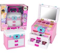 Beauty Kit en valise rose blanc
