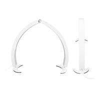 Beauty Lampadaire, LED Half Moon Light 40w 28in Lampes sur Pied LED 10 Luminosité 7 Réglage de Couleur Dimmable Half Moon Nail Lampe de Bureau avec Télécommande 2000lm