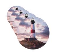 Beauty Lighthouse Lot de 4 cartes désodorisantes pour voiture pour homme et femme - Accessoires de voiture mignons - Diffuseur de parfum durable à suspendre - Tablettes d'aromathérapie pour voiture
