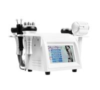 Beauty Master 6 en 1 40 K cavitation à ultrasons RF à vide pour brûler les graisses Machine amincissante 250 W LED Touch 220 V pour le visage et le corps Spa anti-âge à la maison 22 x 26 x 20 cm Blanc