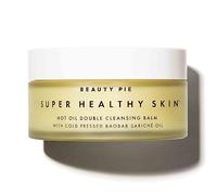 Beauty Pie Baume nettoyant double à l'huile chaude Super Healthy Skin™, nettoyant multi-action pour le visage, adapté à tous les types de peau, sans cruauté envers les animaux, 100 ml, formulé au Japo