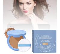 Beauty Powder Cake for Makeup Hold, Dirctychop Matte Perfection Pressed Powder, Oil Control Face Pressed Powder, Waterproof Long Lasting Finishing Compacto (#6)
