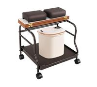 Beauty Salon de beauté pour ongles ou bain de pieds Spa Cosméticienne Portable Chariot pour repose-pieds Pédicure Manucure Fonction Massage Table Salon Fournitures
