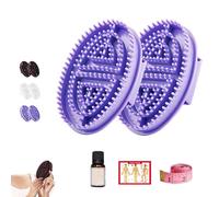 Beauty Salon Professional Custom Meridian Brush, Meridian Massage Brus, Brushs Massage Body Brushs, Full Body Relaxation Comb, Suitable For Home, Fitness, Outdoor, Office (purple 1Set)