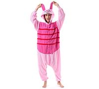 Beauty Shine Pyjama en Peluche pour Adulte Unisexe - Rose - Large