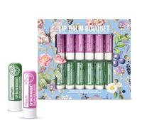 Beauty4Britain Ensemble de 12 Baumes à Lèvres de Luxe Bouquet 12 Parfums Différents Unisexe Protège & Répare Hydrate Enrichi en Cire d'Abeille, Huile de Coco, Beurre de Karité, Vitamine E & Aloe Vera