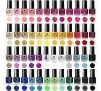 Beauty4Britain Splash 48 x Vernis À Ongles Vernis Lot De 48 Différentes Couleurs Modernes Séchage Rapide