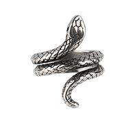 Beauty7 Bague Serpent Anneau Doigts Ouvert Spirale Alliage Bronze Bijoux Femme Fille Reglable Taille 50-55