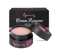 Beauty7 Crème Dépose Extension de Cils Non-Irritante 5g - Dissolvant Anti-Allergique Inodore pour Colle d'Extension de Cils (Pêche)