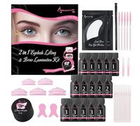 Beauty7 Kit de Rehaussement de Cils et des Sourcils avec Baume Adhésif, Kit de Lamination Cils, Cils, Kit de Recourbement d'extension de Cils Semi-permanente, Paquet Individuel