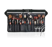 Beautybaby Sac Banane pour pinceaux de Maquillage Professionnel avec Sangle de Ceinture Noir