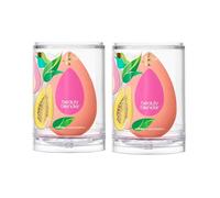 Beautyblender Papaya Summer Glow Duo - Lot de 2 éponges de maquillage - Ultra douces, sans latex et réutilisables - Pour fond de teint, poudre et BB crème - Finition parfaite à l'aérographe