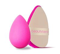 Beautyblender Perfect Finish Duo - Éponge originale rose & Power Pocket Puff - Pour maquillage liquide et poudre, finition aérographe impeccable, réutilisable, végétalien et sans latex