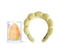Beautyblender Sun-Kissed Duo - Sunshade Maquillage éponge & bandeau Limoncello - Application parfaite du SPF & Foundation - Sans latex, végétalien, réutilisable et doux pour tous les types de peau