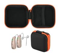Beautyflier Étui de protection pour appareils auditifs, boîte de rangement étanche et résistante aux chutes pour appareil auditif, mini étui pour amplificateur auditif, amplificateur de son personnel